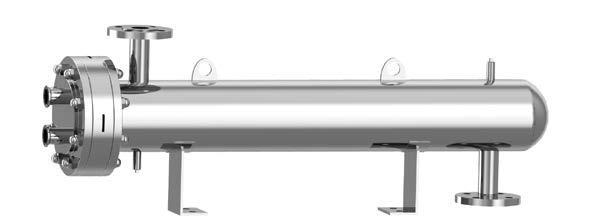 卫生级双管板换热器