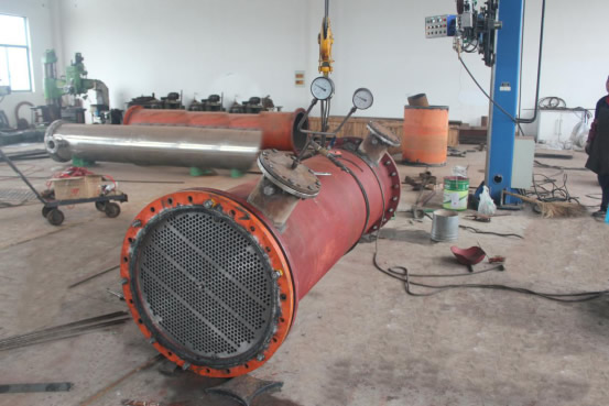 制作管壳式换热器过程二